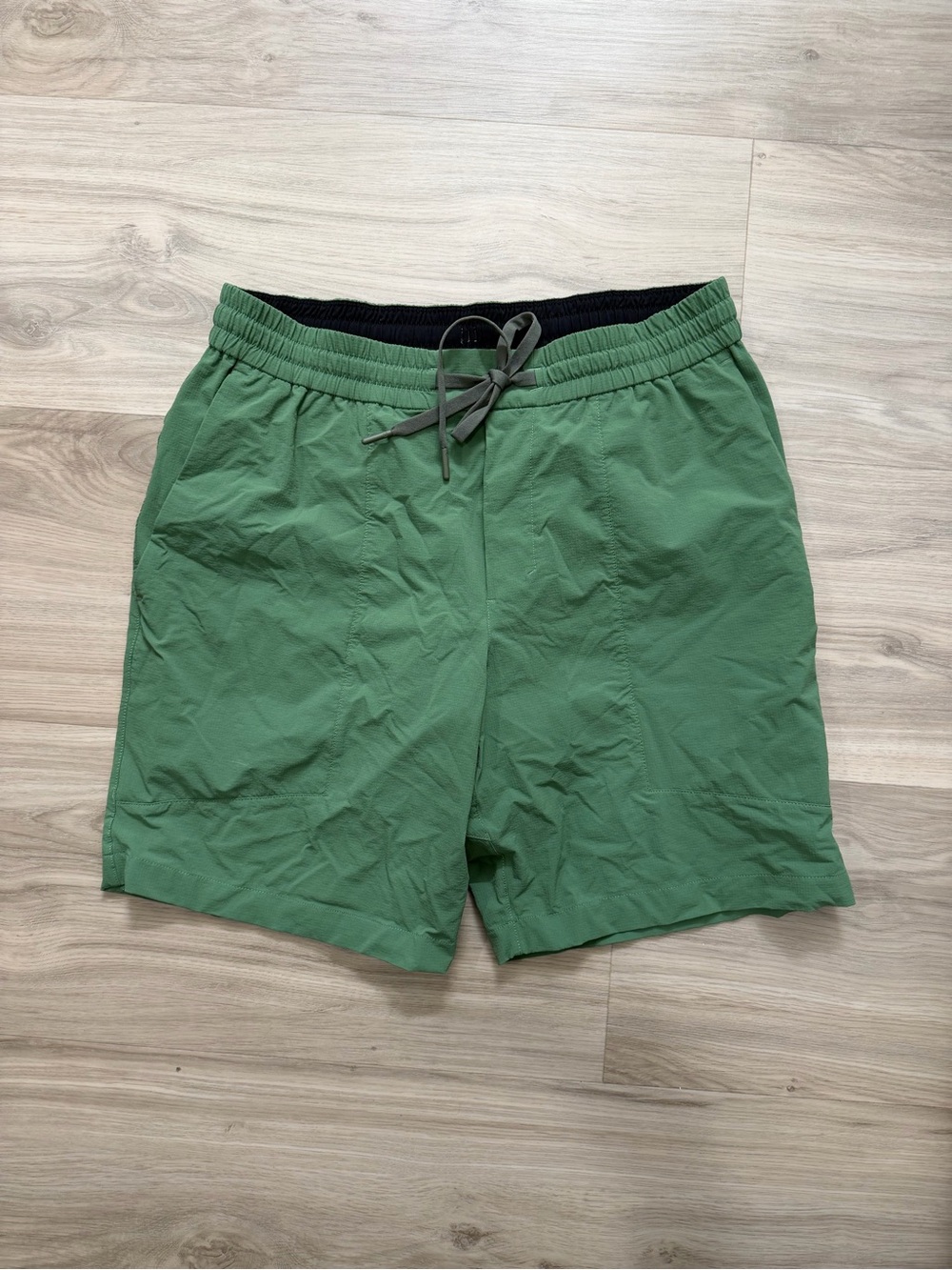 Lululemon Green Drawstring Shorts